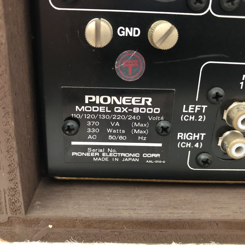 Pioneer QX-8000 Quadraphonic AM/FM Receiver / Stereo 4 Channel 250W gallery