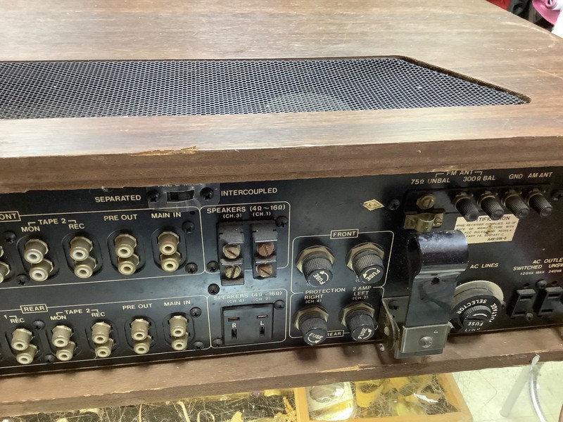 VINTAGE RECEIVER, PIONEER QUADRAPHONIC AM/FM RECEIVER / STEREO, 4 CHANNEL gallery