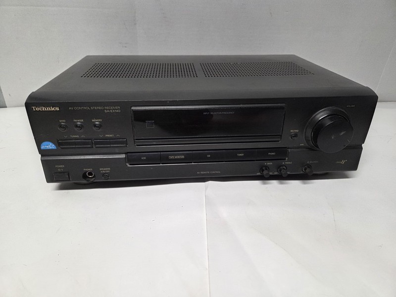 Technics Stereo Receiver Sa-EX140 For Parts But Works