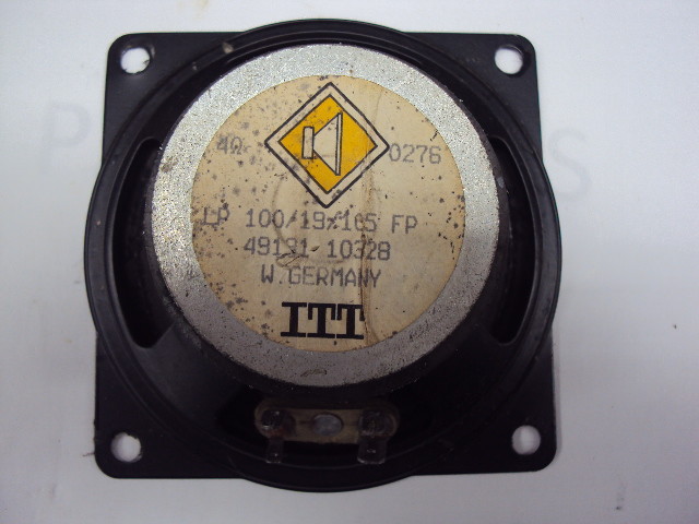 ITT Tweeter. Part # 49131 1032B 100/19/105FP 4 Ohm 25 Watt. Tested gallery