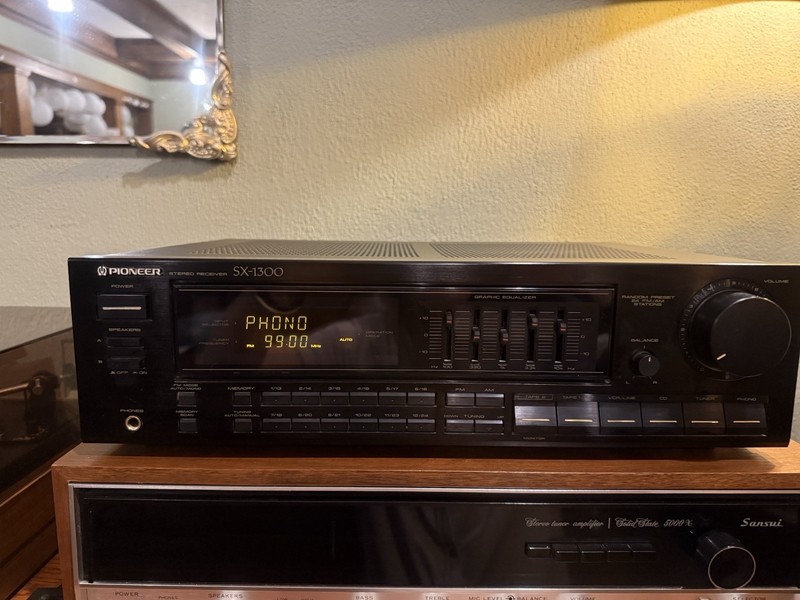 Beautiful Pioneer SX-1300 Stereo Receiver Vintage Japan Fully Tested Working