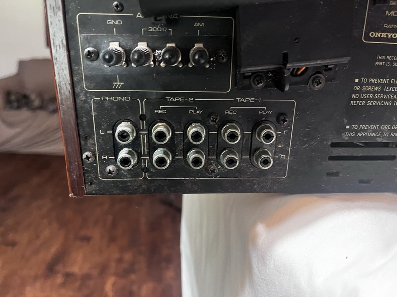 Onkyo TX-1500 MKII Servo Locked AM/FM Stereo Receiver Wood Case 70W 120V gallery