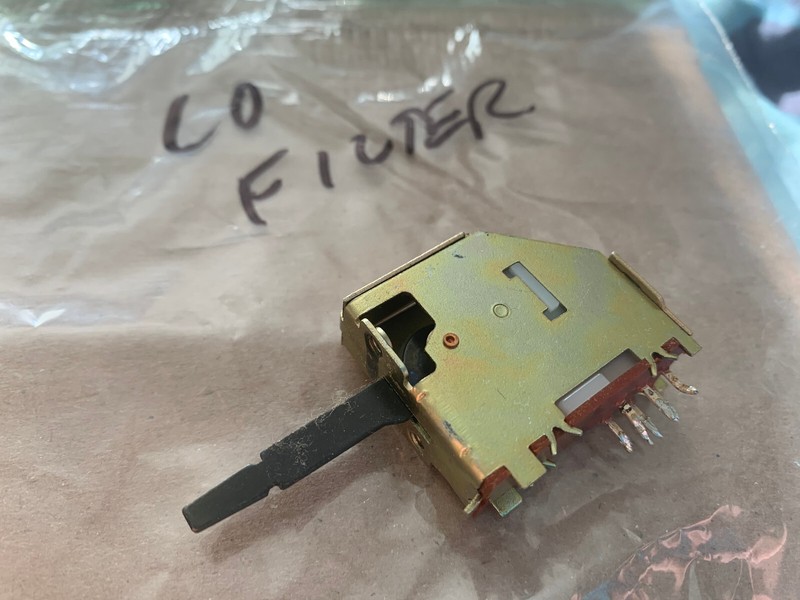 Pioneer SX-850 Vintage Stereo Receiver Parting Out Low Filter Switch