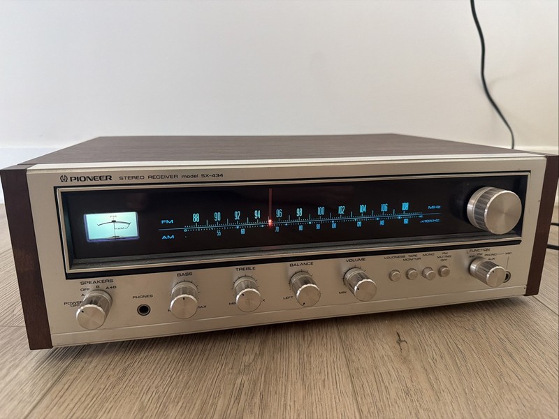 Rare Clean Vintage 1974 Pioneer SX-434 Stereo Mid Fi Receiver 👍