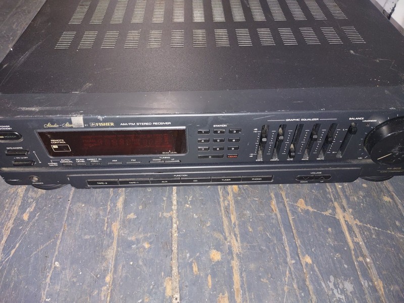 Vintage Fisher RS-9015 Studio Stereo Receiver Powers On