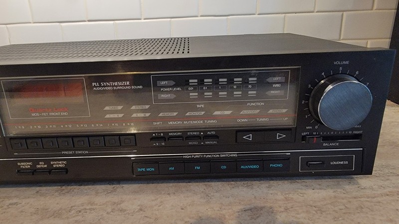 Vintage Sherwood S-2750CP 2 Ch Phono Stereo Receiver Amplifier Works, As Is gallery