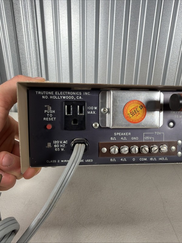 Vintage RAYMER 872-35A AM/FM Phono Tuner Radio Receiver - Working! gallery