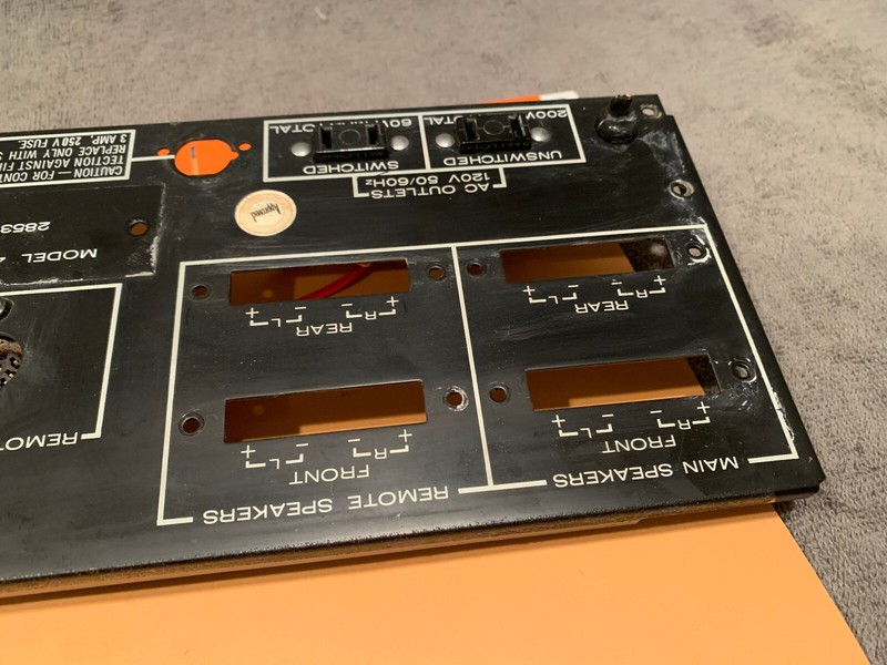 Marantz 4415 Quad Receiver Parting Out Rear Panel + AC Outlets gallery