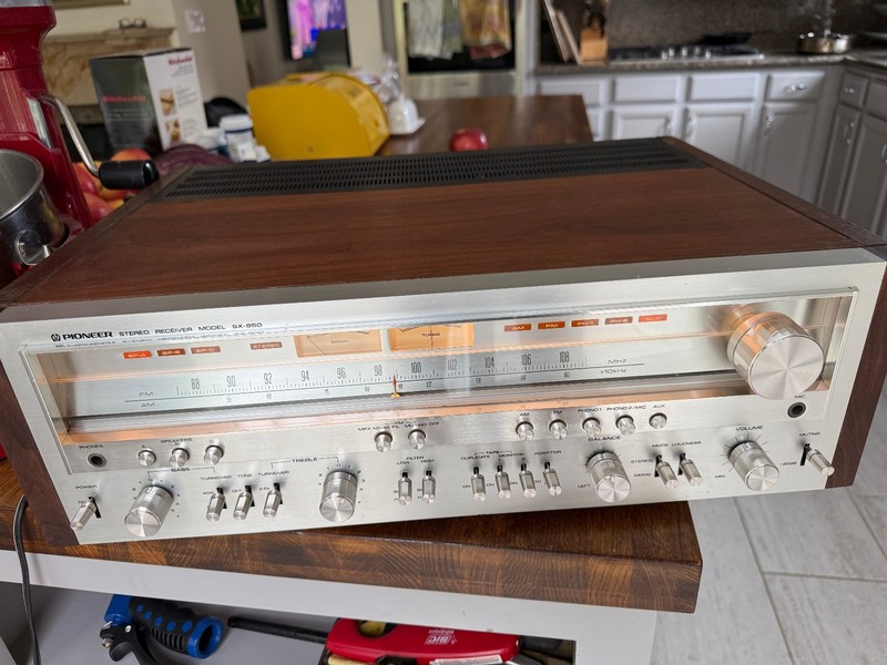 Pioneer SX-950 Vintage Stereo Receiver – Fully Recapped/Restored (warranty)