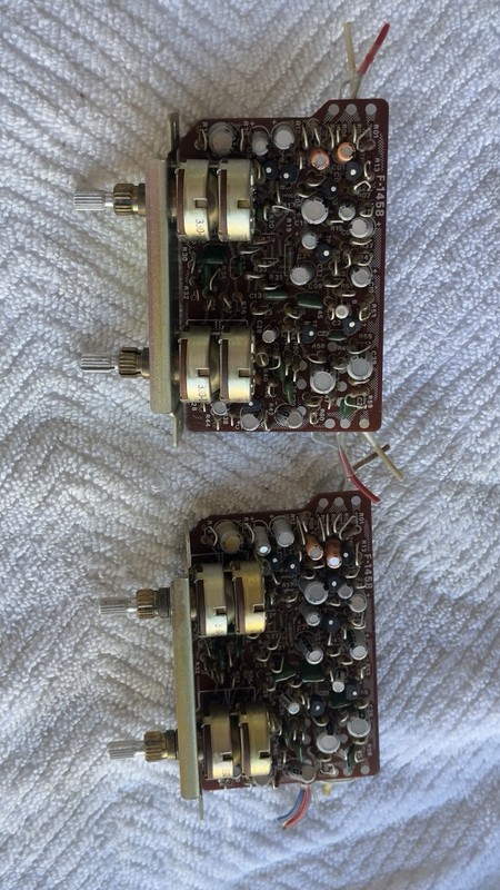 Original Sansui QRX 3500 Bass / Trebles Pots Complete Assembly W/ Boards.