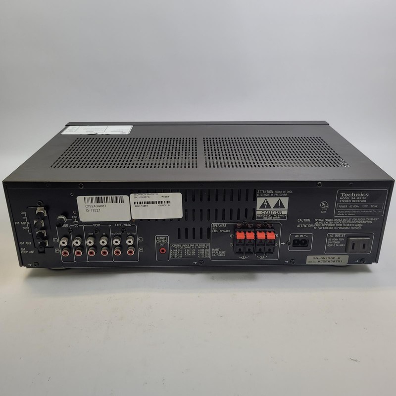 Technics SA-GX130 Stereo Synthesizer Receiver | Grade B gallery