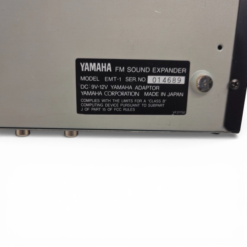 Yamaha FM Sound Expander EMT-1 MIDI Module Vintage Synth Retro Untested No Cord gallery