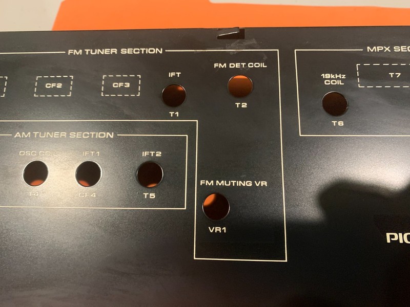Pioneer SX-828 Vintage Stereo Receiver - AM FM Tuner Metal Cover gallery