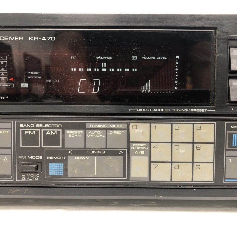 Vintage Kenwood KR-A70 2 Ch AM FM Stereo Receiver Equalizer - Sound Great! gallery