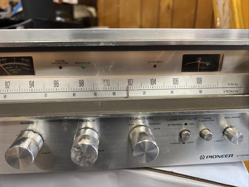 Pioneer SX-580 Vintage Stereo Receiver - WORKS GREAT gallery