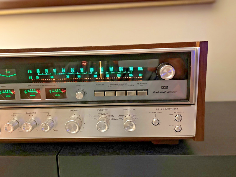 Sansui QRX-7500 - Serviced - Wood Case rebuilt / stained and sealed - tested gallery