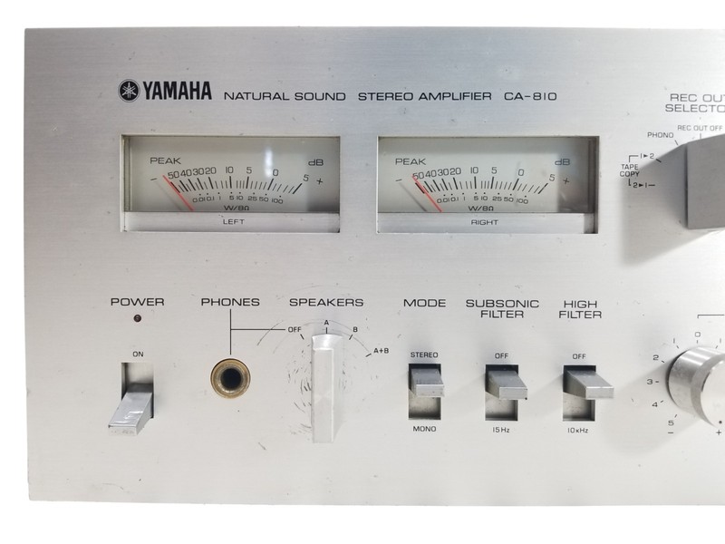 Vintage Yamaha CA-810 Natural Sound Integrated Amplifier TESTED WORKS READ DESCR gallery