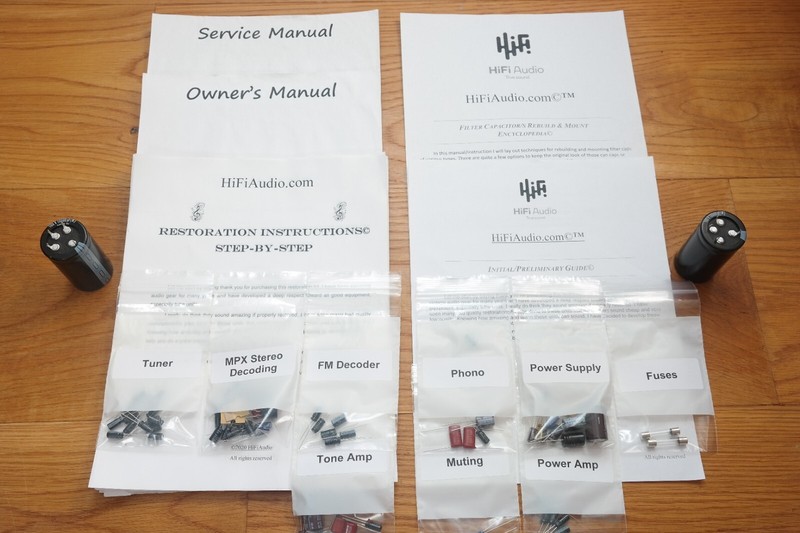 Marantz 2245 receiver rebuild restoration service kit repair filter capacitor gallery