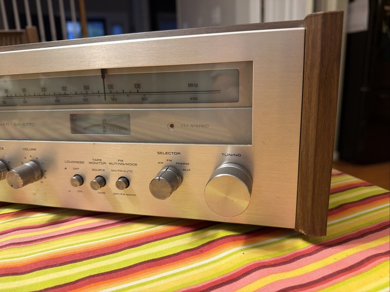 Vintage Technics Panasonic SA-5170 Stereo Reciever Works But Needs TLC JAPAN gallery