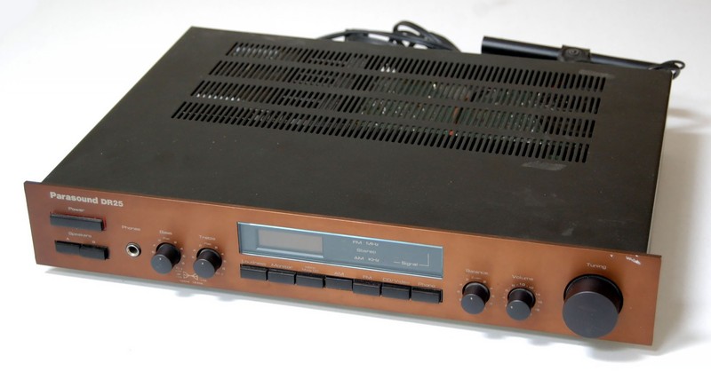 Parasound DR25 Stereo Receiver Amplifier Works Tuner Does Not Parts/Repair