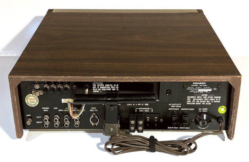 🔥【PRO SERVICED】Pioneer Champagne SX-424 30W Receiver~XSTR/CAP/LED MOD💥GUARANTY gallery