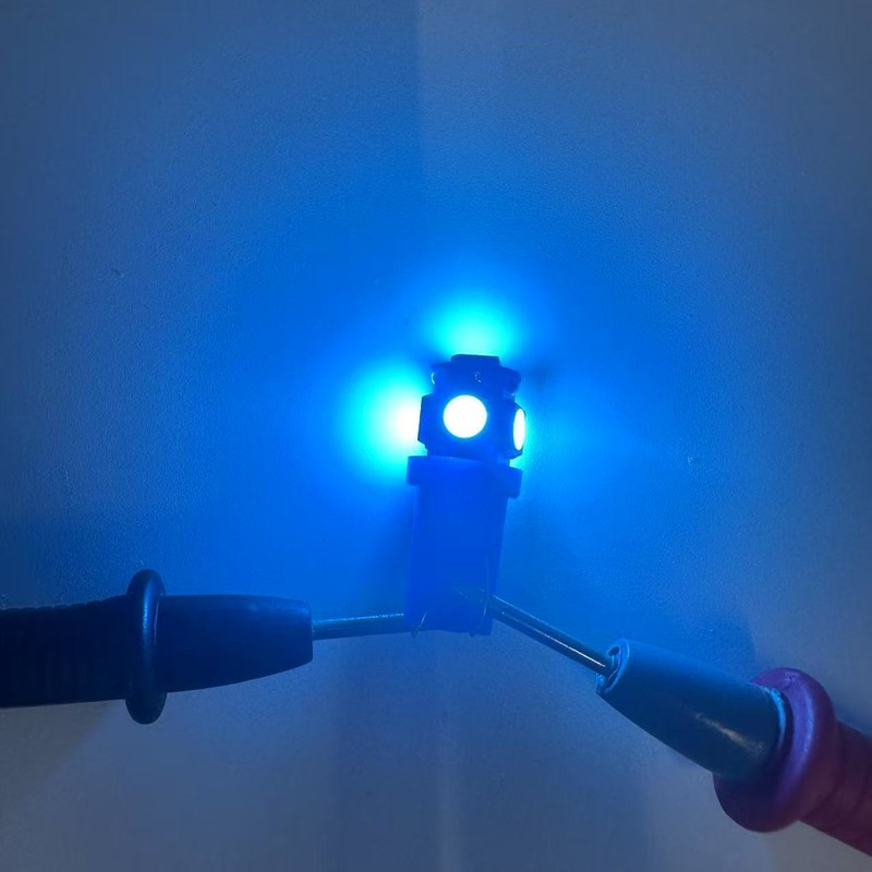 100New Cool Blue 8V Wedge Lamp LED Light Bulbs for Pioneer Project/One Receivers gallery