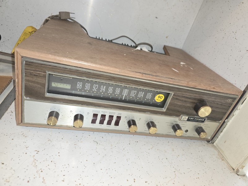 Vintage The Fisher 500-T FM Stereo Receiver, Transistor Series. SHOWN WORKING