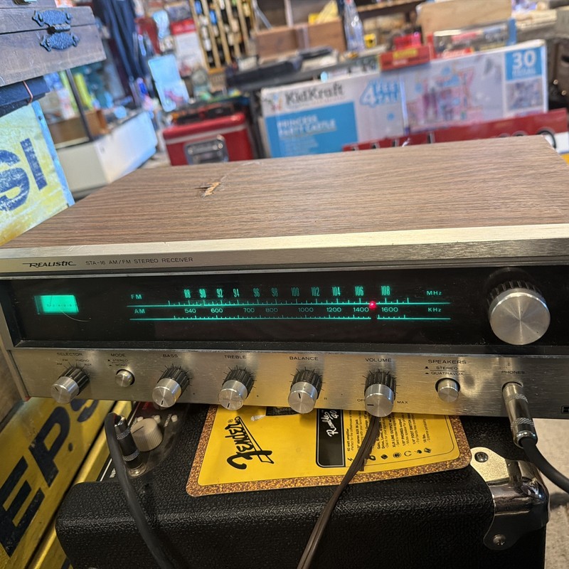 Vintage Realistic STA-16 Stereo Receiver Tested