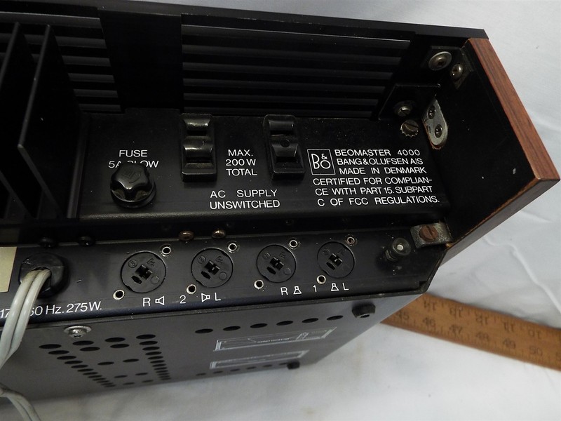 B&O Bang & Olufsen Beomaster 4000 Tuner Receiver Amplifier Working Box gallery