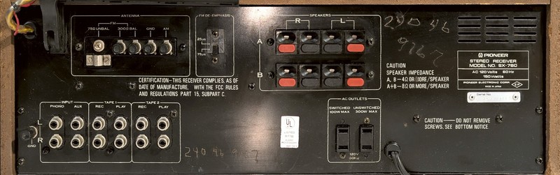 🔥【PRO SERVICED】Pioneer SX-780 Stereo 90W Receiver! XSTR/LED UPGRADES💥GUARANTY gallery