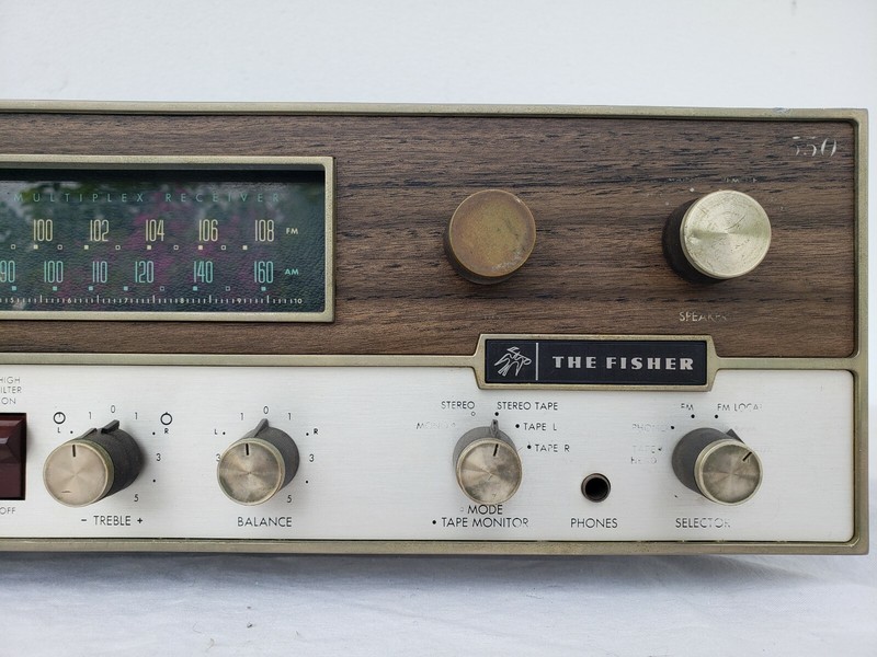 Vintage The Fisher 550T AM/FM Stereo Receiver in good working condition gallery