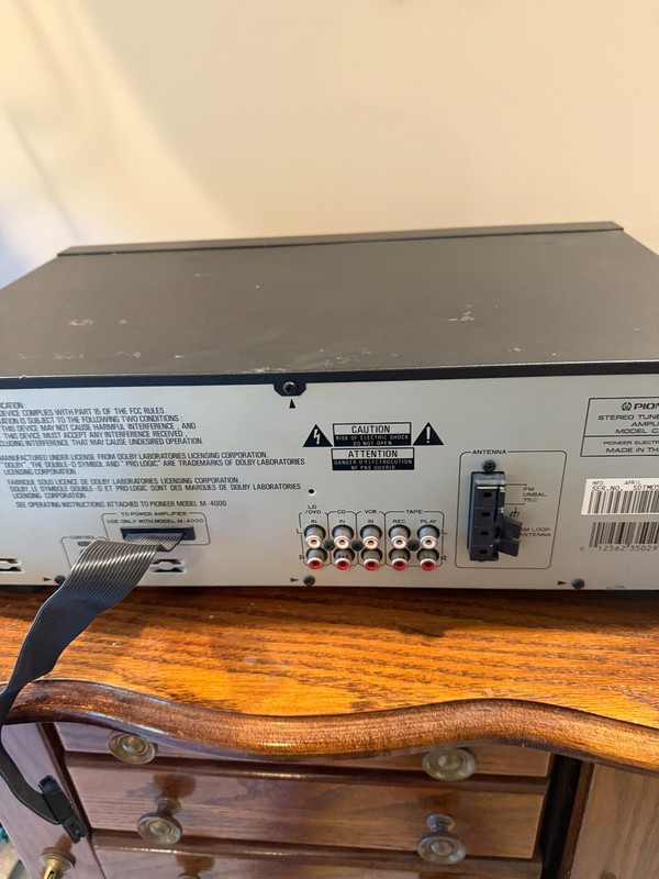 Pioneer CX-4000 Stereo Control Tuner-Untested gallery