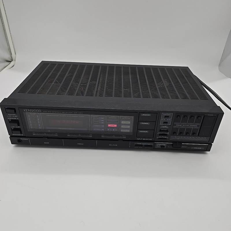 Kenwood KR-A50 AM-FM Stereo Receiver Made in Japan – Tested – Working!