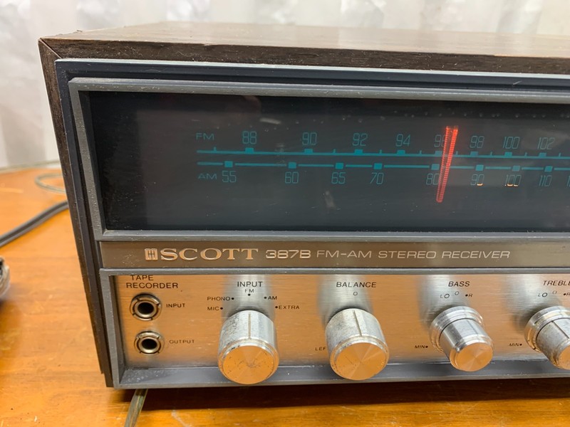 Scott Model 387B VIntage AM/FM Stereo Receiver Made In The USA WORKS AS IS gallery