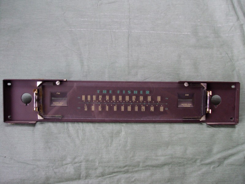 Fisher TA-600 Stereo Receiver Face Glass Tuning