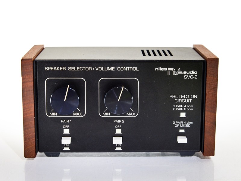 NILES AUDIO SVC-2 Speaker Selector ORIGINAL 1980's WORKS TESTED Wood Vintage gallery