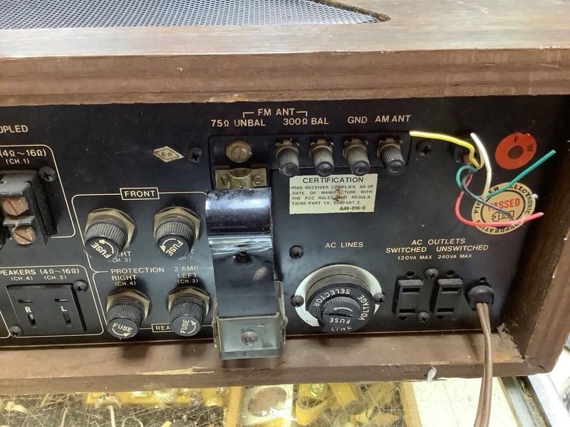 VINTAGE RECEIVER, PIONEER QUADRAPHONIC AM/FM RECEIVER / STEREO, 4 CHANNEL gallery
