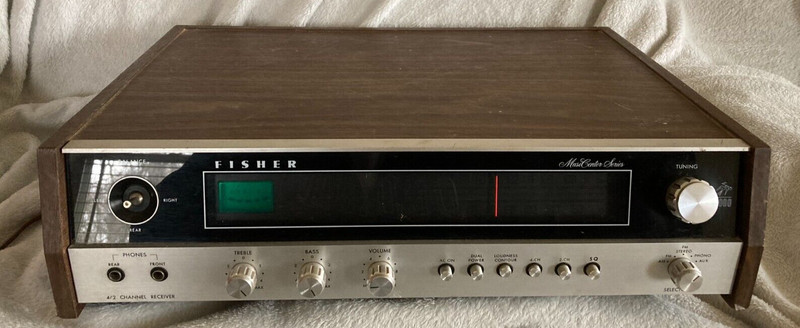 RARE Vintage FISHER 4000 MCS/MS Stereo Receiver/Amplifier – UNTESTED