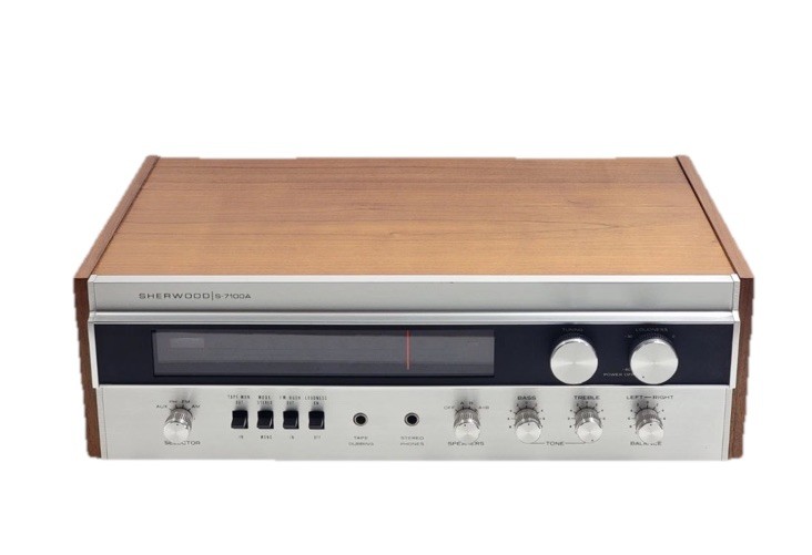 Vintage Sherwood S-7100A AM/FM Stereo Receiver - Tested -l