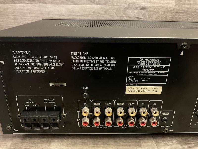Pioneer SX-255R Stereo Receiver AM/FM Stereo Receiver – Working!!! gallery