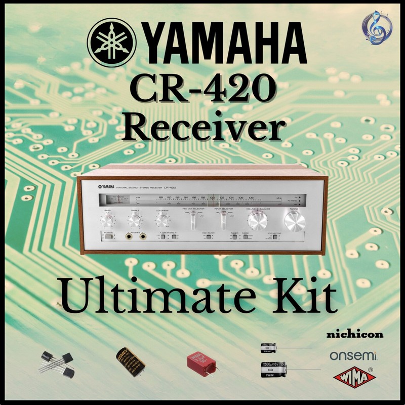 Yamaha CR-420 Receiver Ultimate Upgrade Kit Genuine Parts Restoration