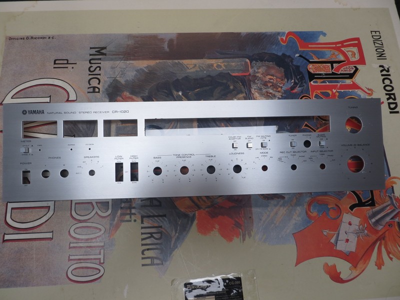 YAMAHA CR-1020 NATURAL SOUND RECIEVER FRONT PANEL/FACE PLATE
