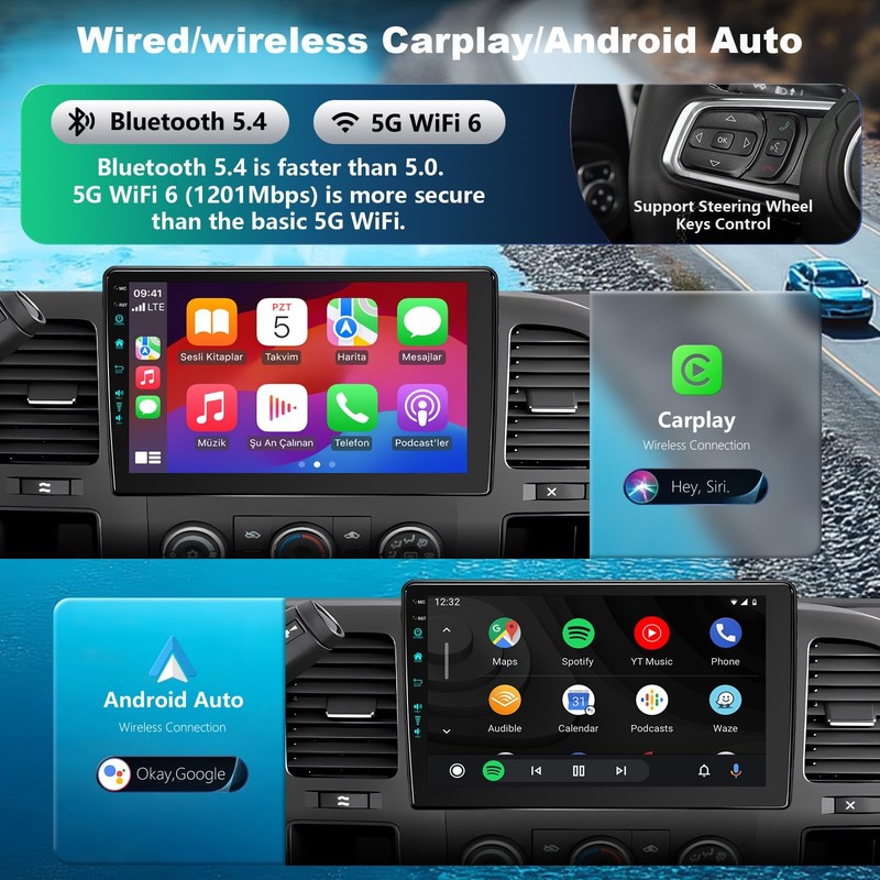 Llboiti 10.2 Inch4Ram 64Rom 5Gwifi Car Radio Stereo Upgrade Replacement For gallery