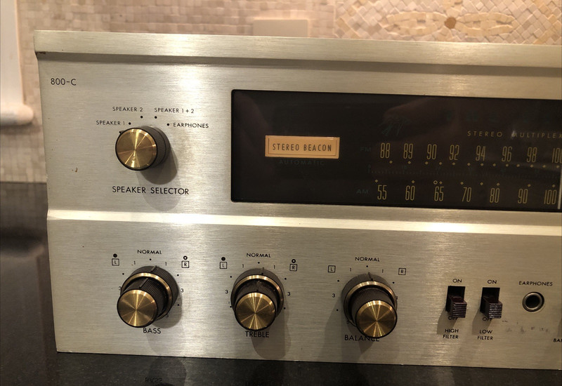 Fisher The Fisher 800c Tube AM/FM 30 WPC Receiver Perfect Working Condition gallery