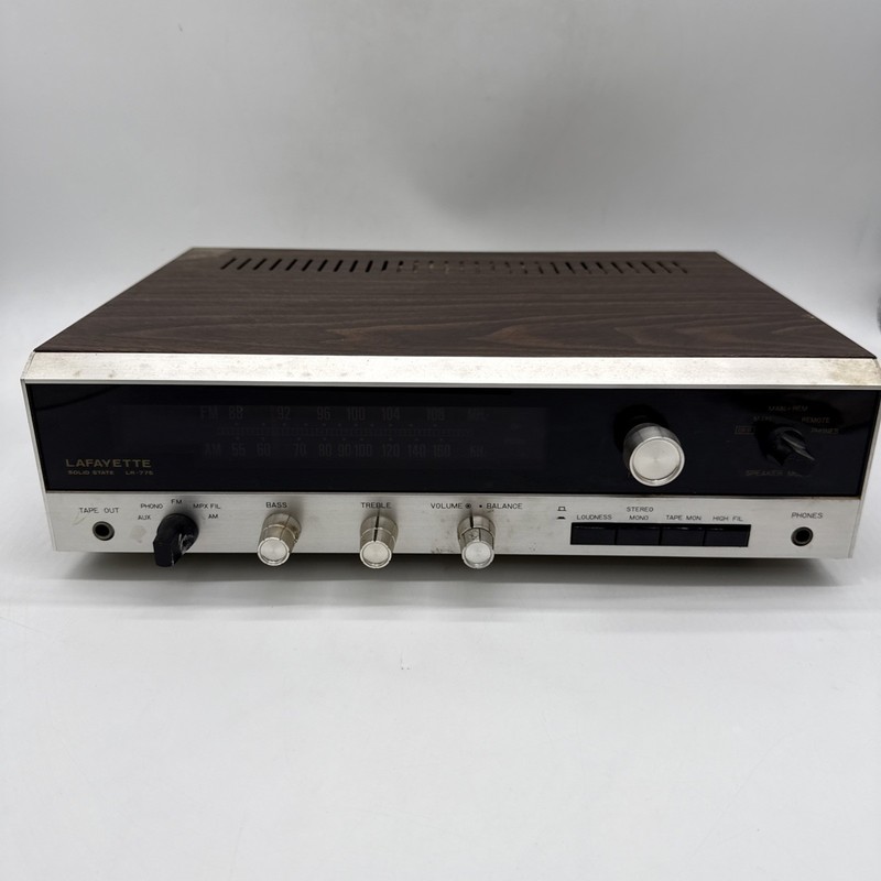 Lafayette LR-775 AM/FM Solid State Stereo Receiver — Powers On/UNTESTED