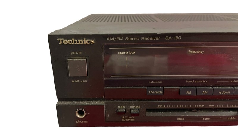 Technics SA-180 Stereo Receiver Powers On gallery