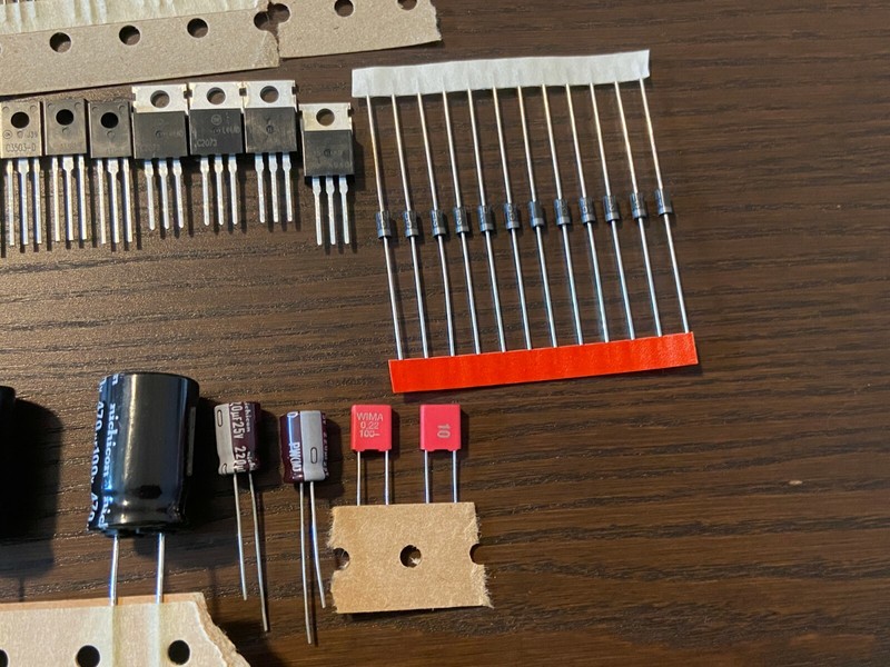 Pioneer SX-1250 Amp Board Rebuild Kit AWH-048 Recap & Repair Kit Complete! gallery