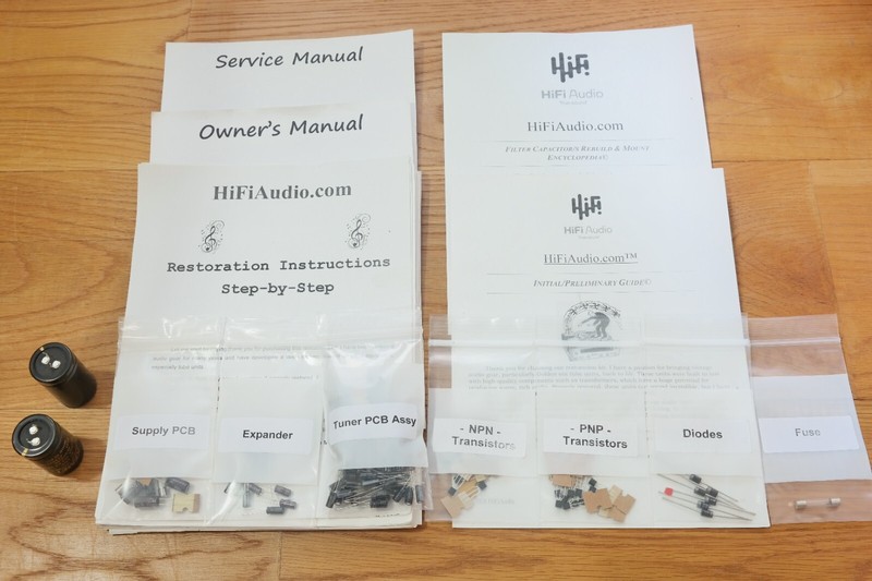 REALISTIC STA-860 rebuild restoration recap service kit repair filter capacitor