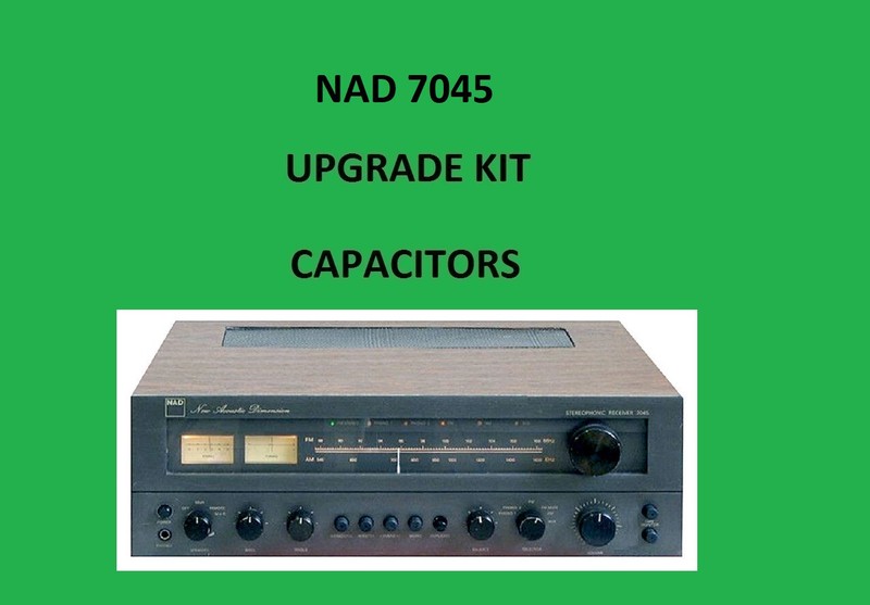 Stereo Receiver NAD 7045 Repair KIT – all capacitors