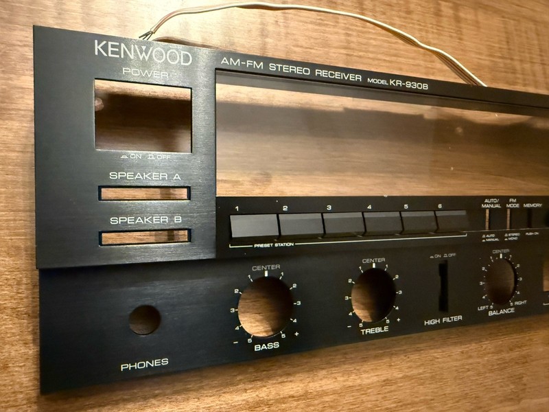 Kenwood KR930B Receiver Faceplate gallery